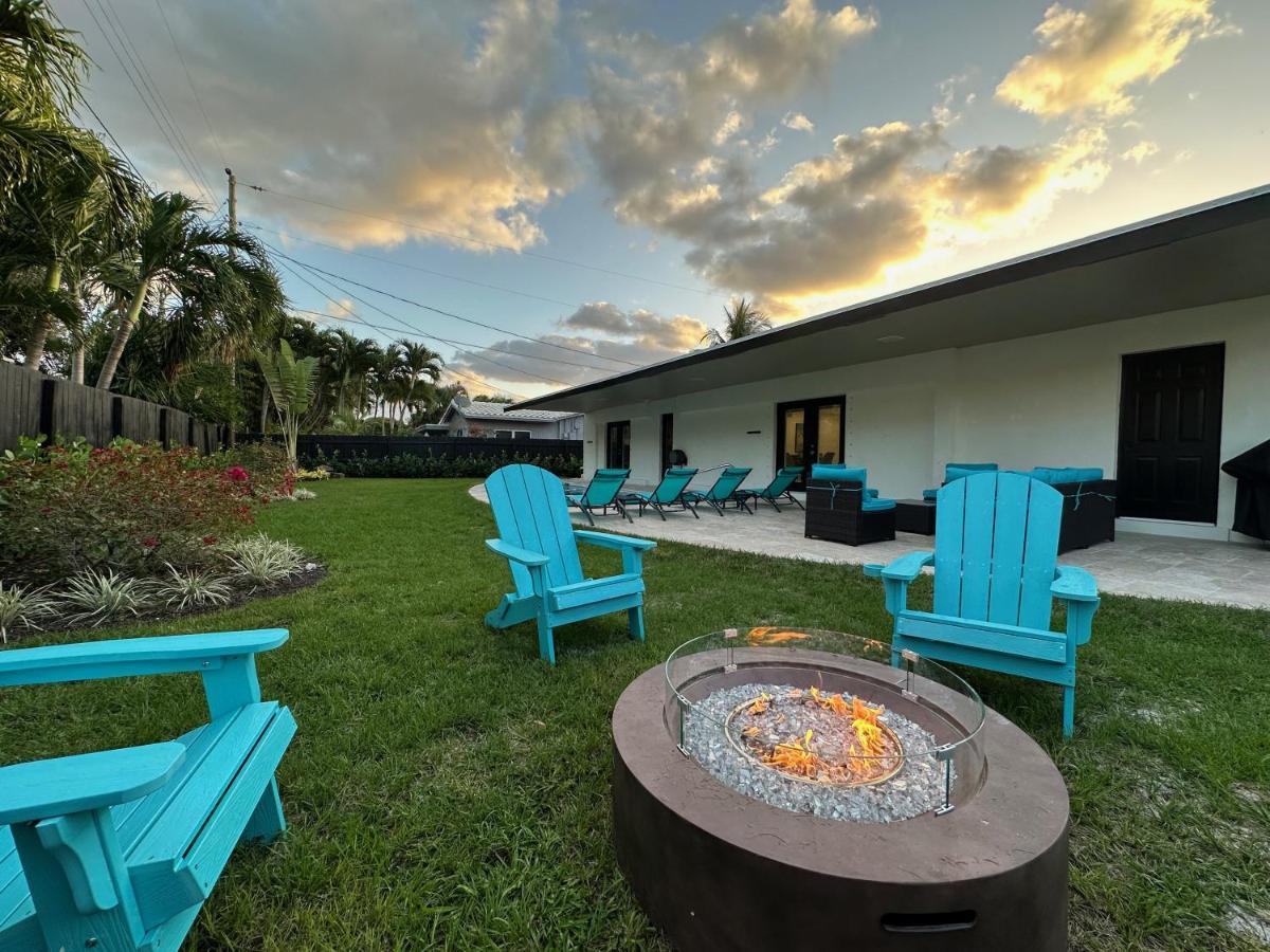 Villa The Sun House - 3 Bed, 2 Bath, Private Pool, Fire Pit, Huge Backyard Fort Lauderdale Exterior foto